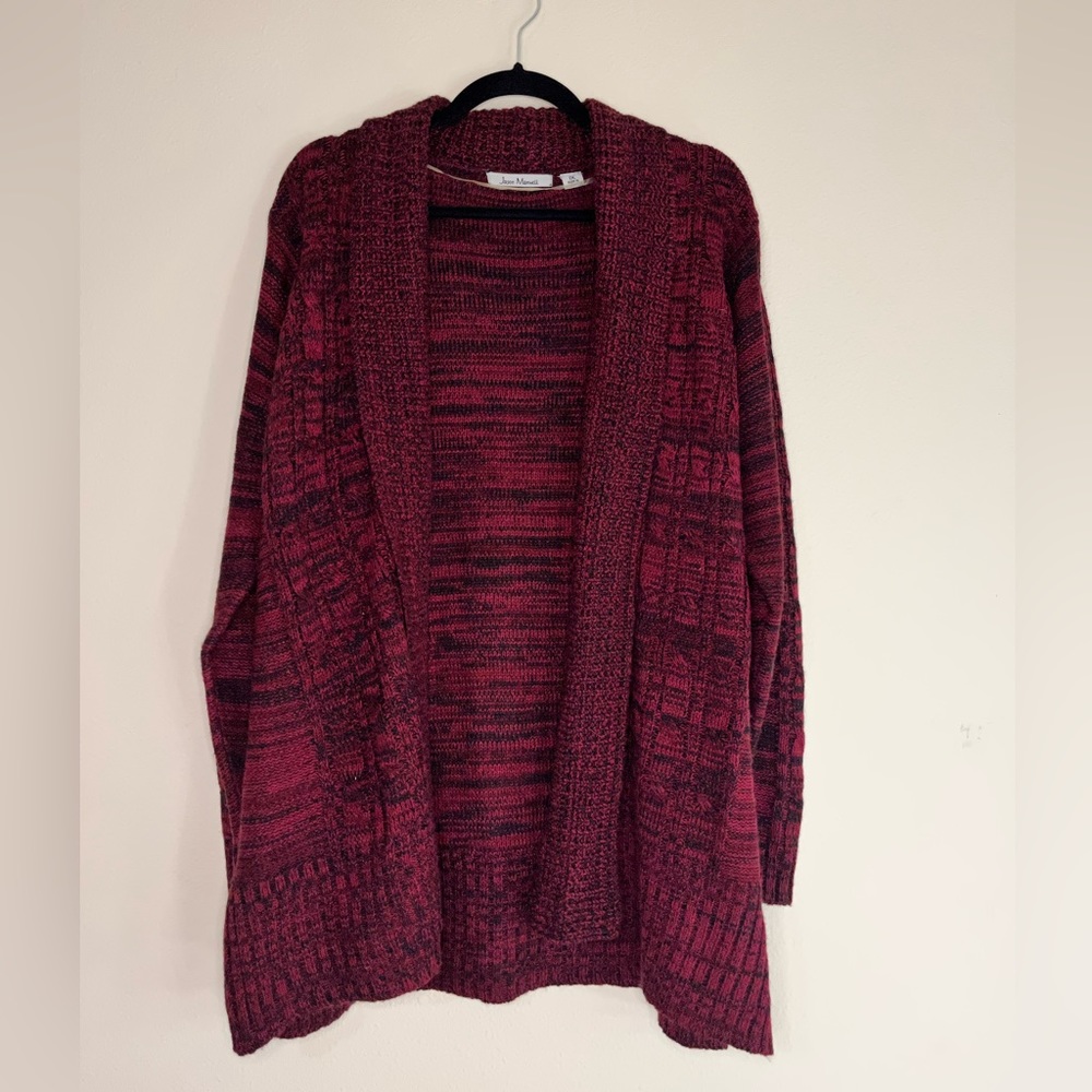Long Sleeve Wooven Cartigan